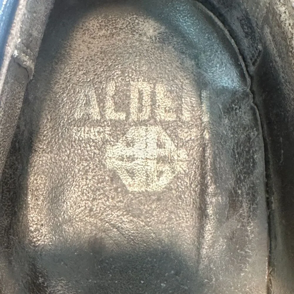 Alden 660 Black Leather Tassel Loafers Aberdeen Goodyear Welted Slip On Size 12